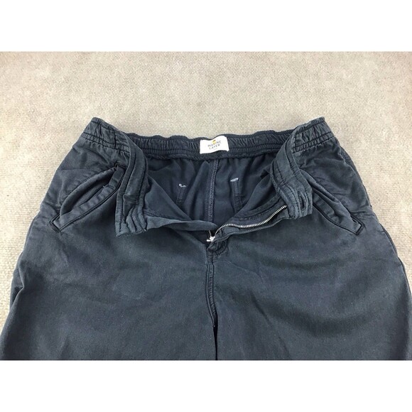 Marine Layer Chino Pants Men Sz Large Faded Black Casual Elastic Waist Stretch - Picture 8 of 16